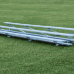 Aluminum 5 Row Bleacher • Seats 15