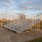 Aluminum 10 Row Transportable Bleacher • Seats 144