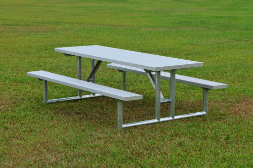 Galvanized Picnic Table 6' • Seats 8