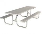 Galvanized Picnic Table 7' 6" • Seats 10 a - Table