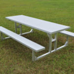 Aluminum Picnic Table 6' • Seats 8