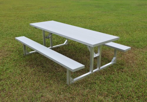 Aluminum Picnic Table 6' • Seats 8
